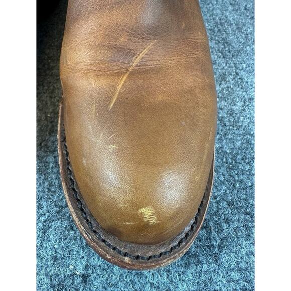 Rare CHIPPEWA 1901W60 USA Made Leather Western Pull-On Boots Women 7M main image 13